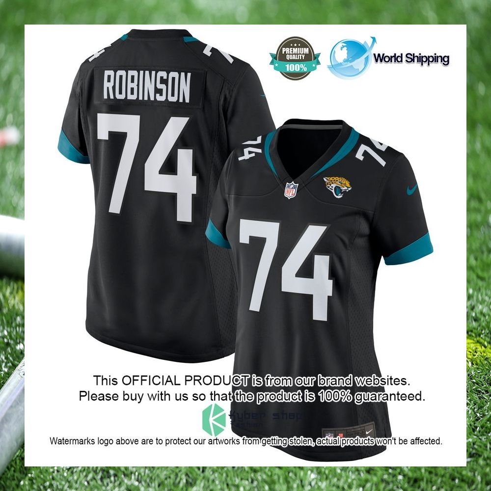 cam robinson jacksonville jaguars nike womens black football jersey 1 550