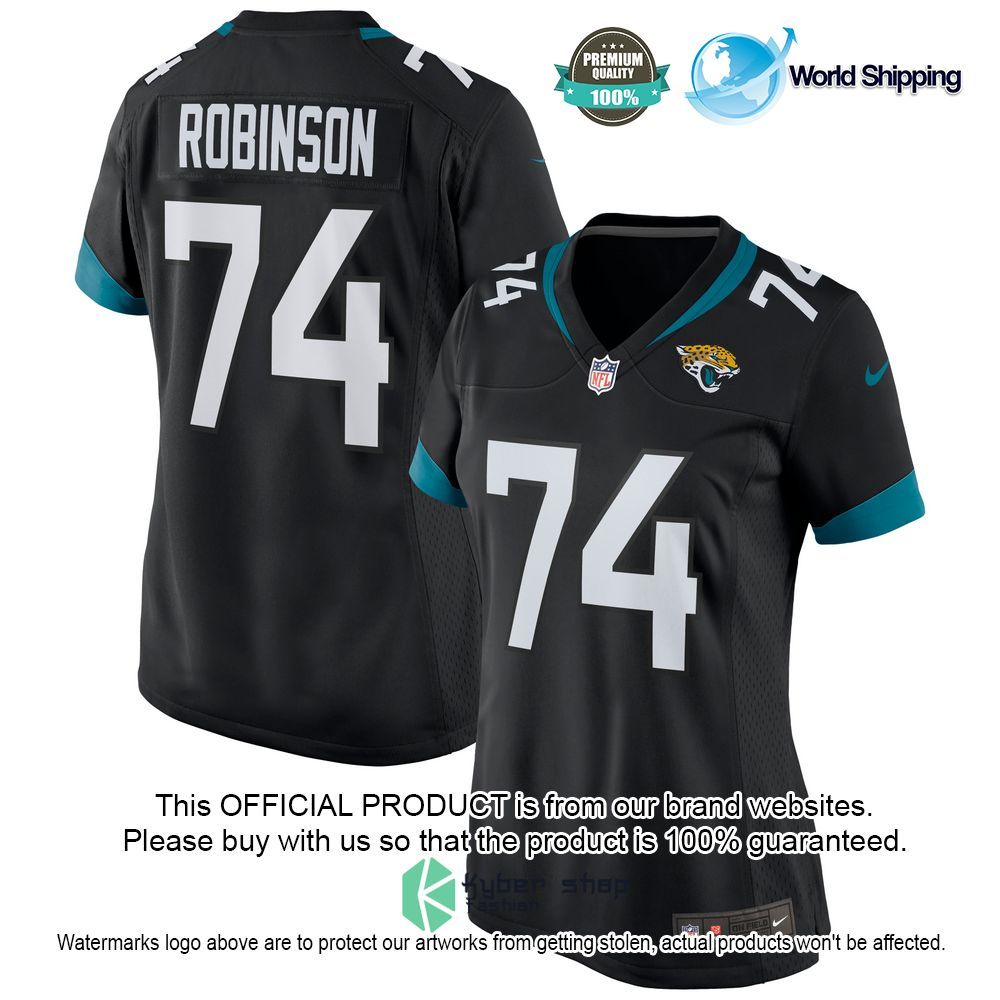 cam robinson jacksonville jaguars nike womens black football jersey 1 958