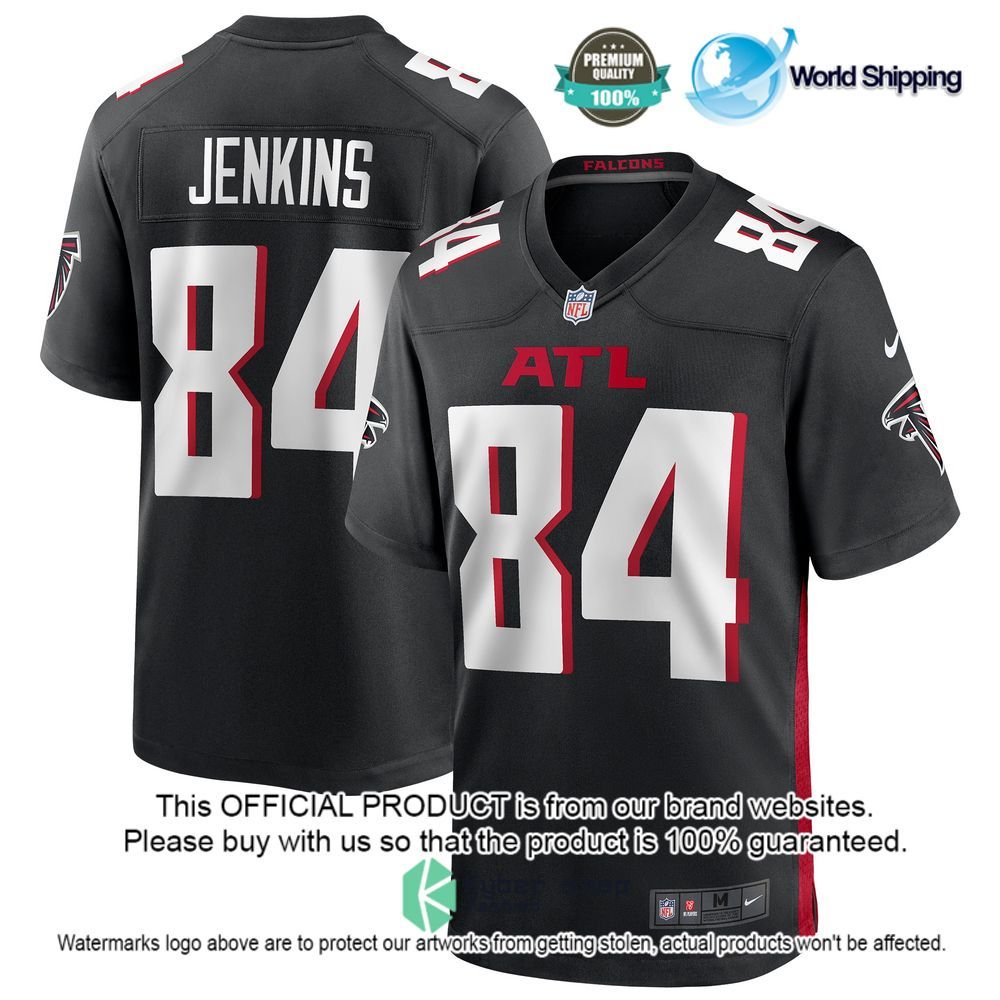 NFL Alfred Jenkins Atlanta Falcons Nike Black Football Jersey - LIMITED EDITION