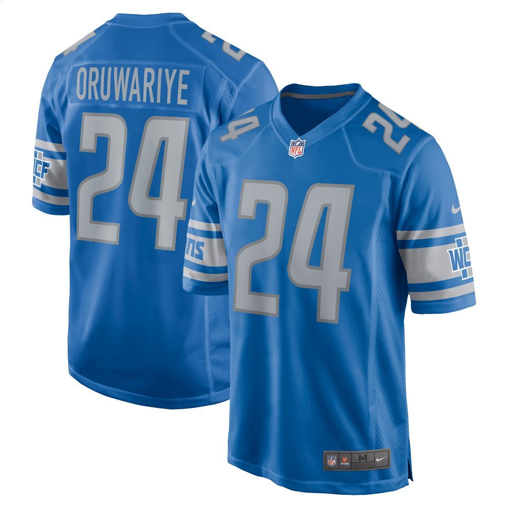 NFL Amani Oruwariye Detroit Lions Nike Blue Football Jersey - LIMITED EDITION