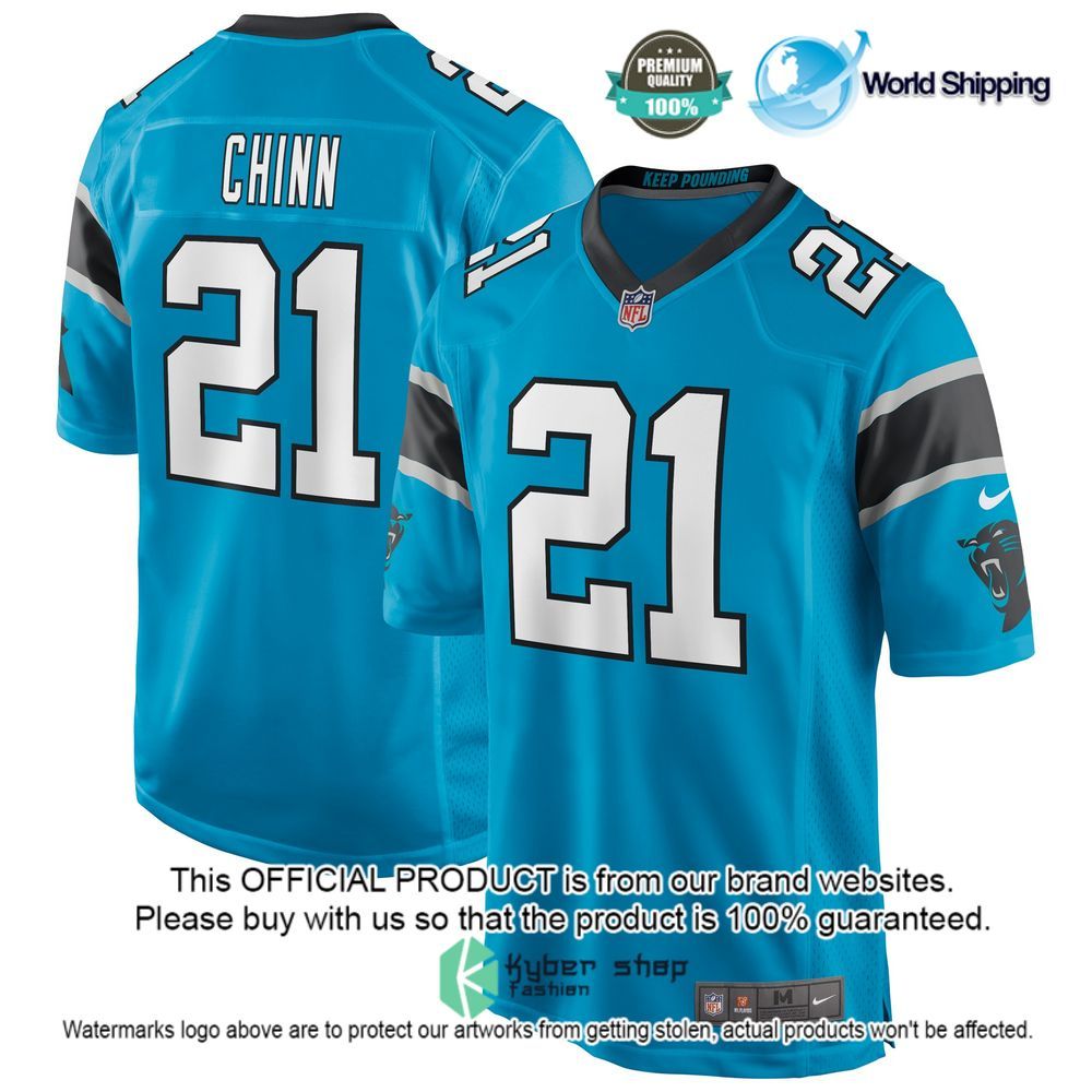 NFL Jeremy Chinn Carolina Panthers Nike Blue Football Jersey - LIMITED EDITION