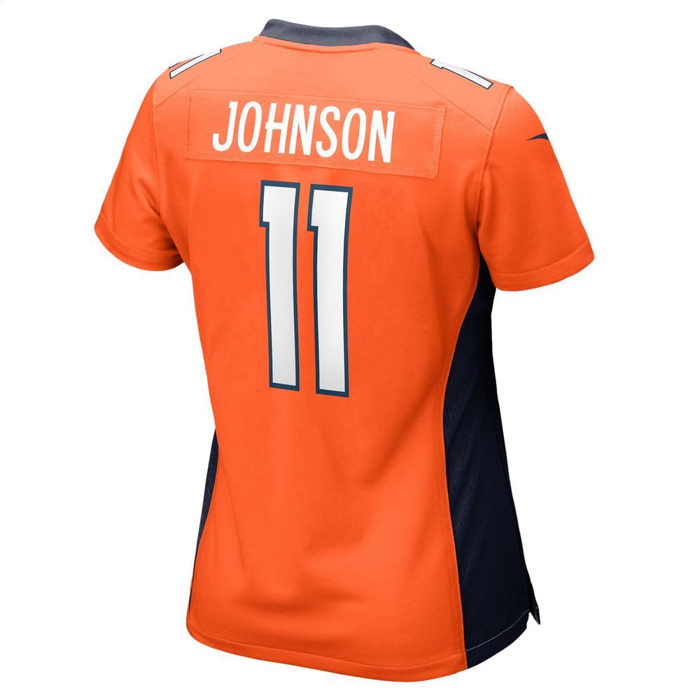 nfl josh johnson denver broncos nike womens orange football jersey 3 437