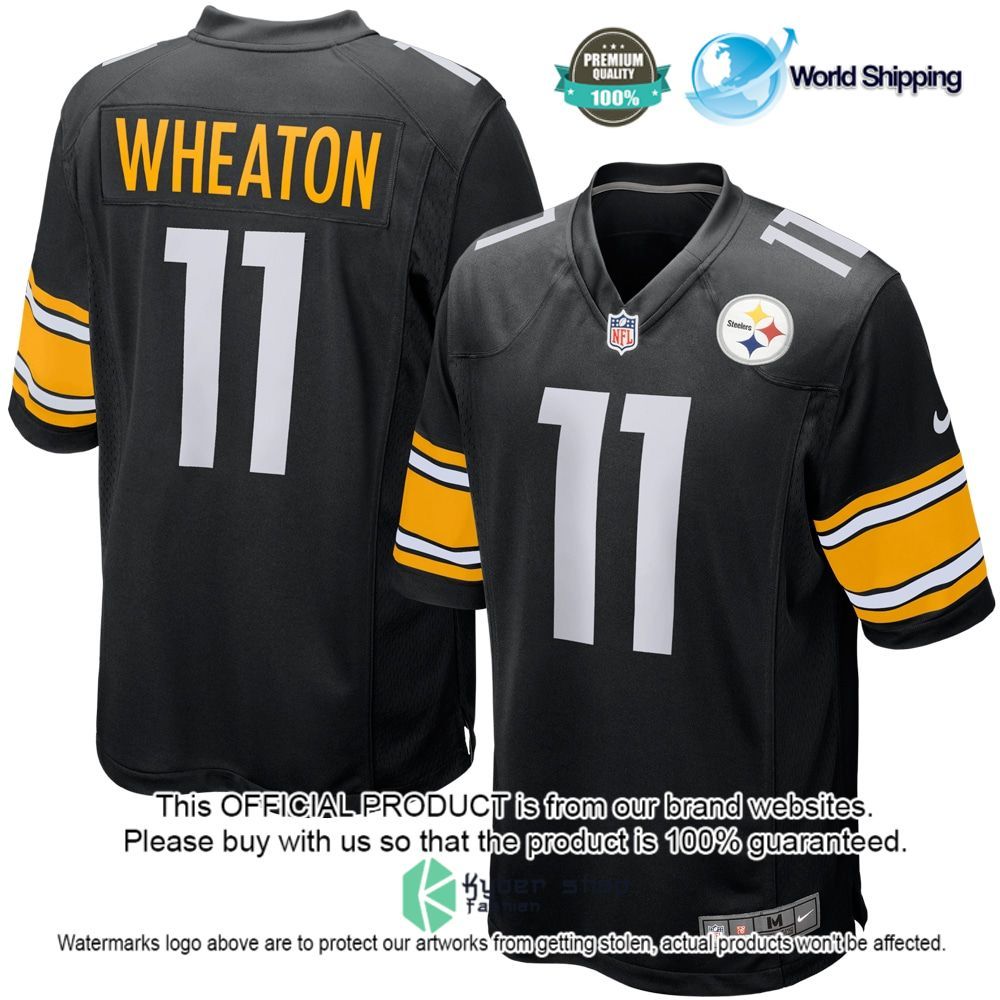 NFL Markus Wheaton Pittsburgh Steelers Nike Black Football Jersey - LIMITED EDITION