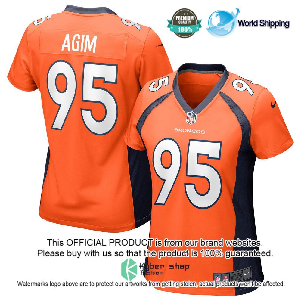 NFL McTelvin Agim Denver Broncos Nike Women's Orange Football Jersey - LIMITED EDITION