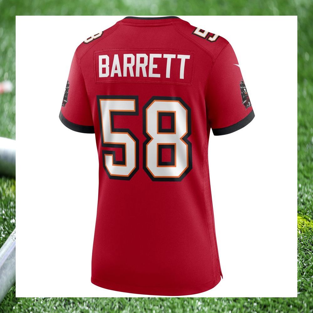 nfl shaquil barrett tampa bay buccaneers nike womens red football jersey 3 488
