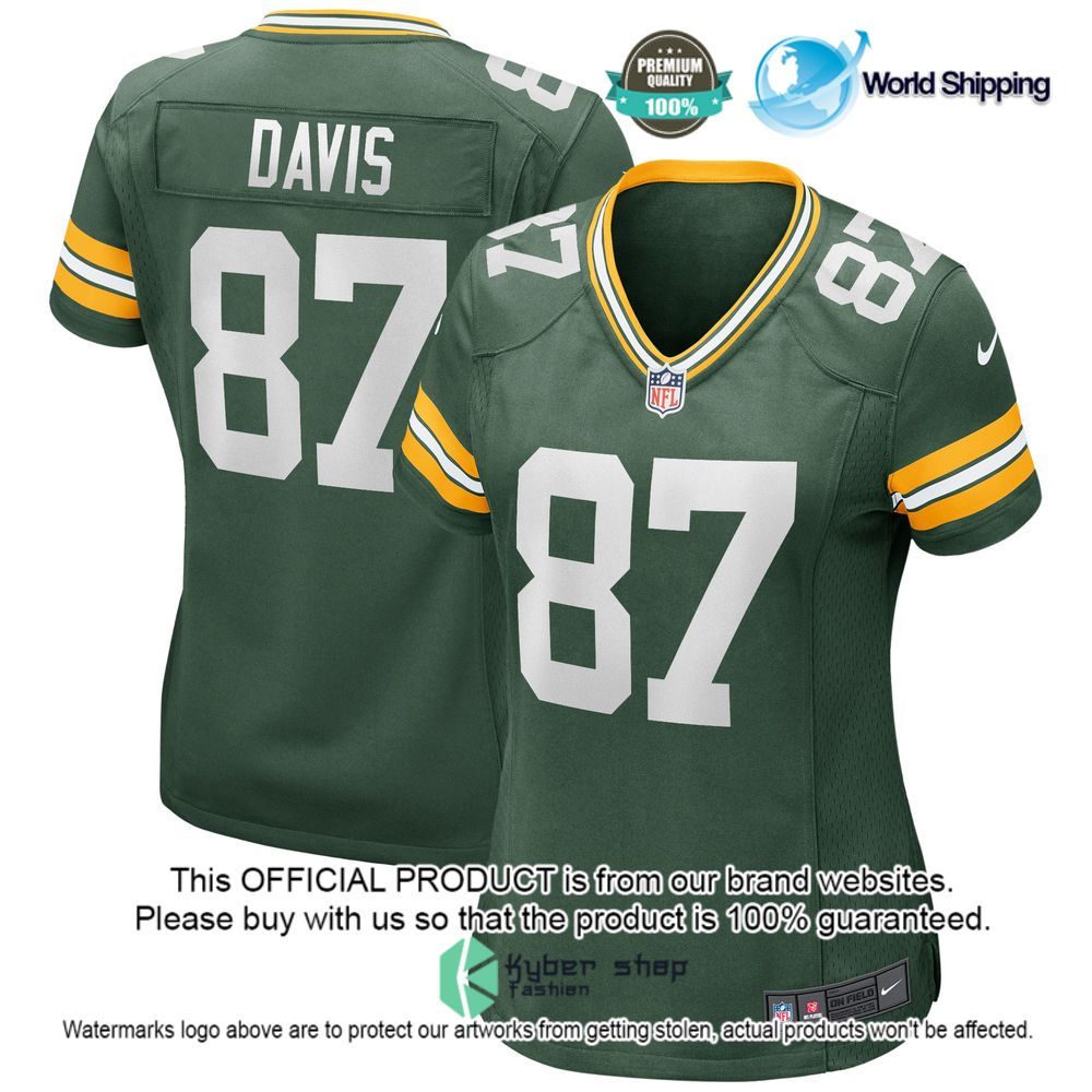 NFL Willie Davis Green Bay Packers Nike Women's Green Football Jersey - LIMITED EDITION