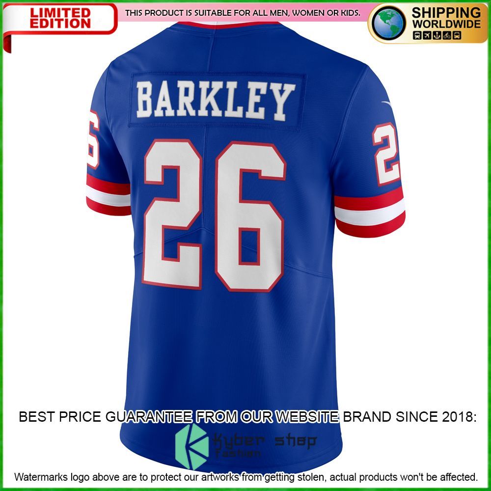 saquon barkley new york giants nike vapor royal football jersey 3 822