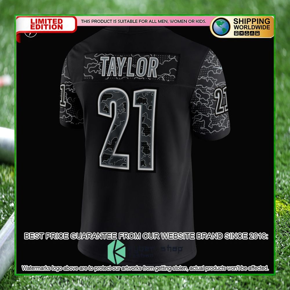 sean taylor washington commanders nike retired rflctv black football jersey 6 795