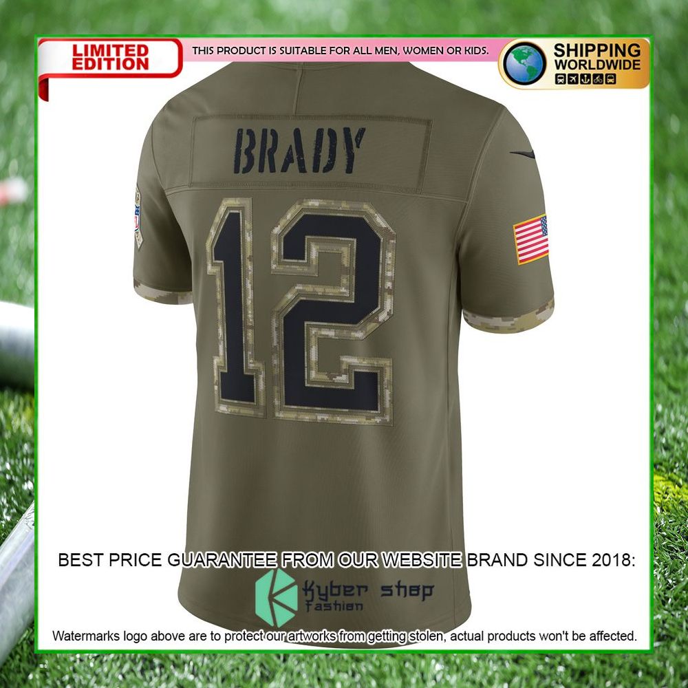 tom brady tampa bay buccaneers nike 2022 salute to service olive football jersey 3 554