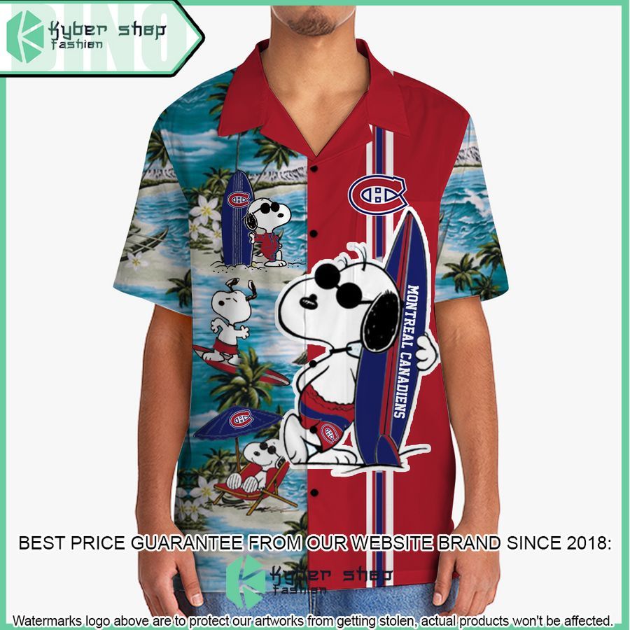 montreal canadiens snoopy hawaiian shirt and shorts 2 16