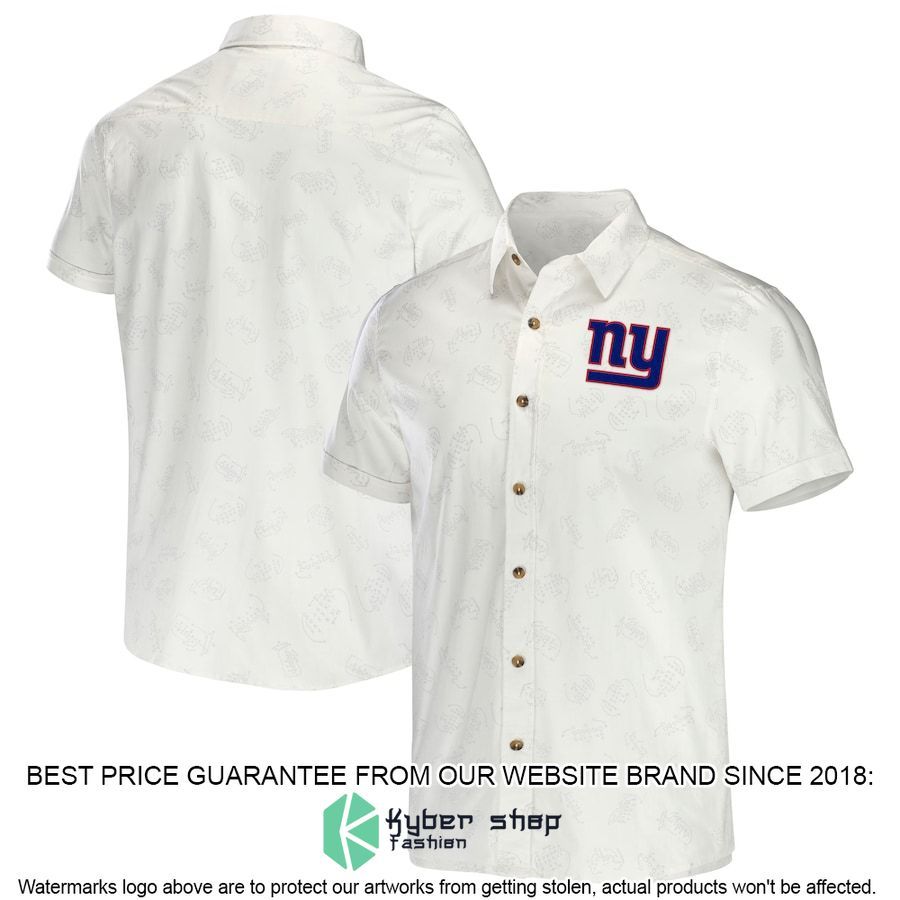 new york giants nfl darius rucker collection white hawaiian shirt 1 556