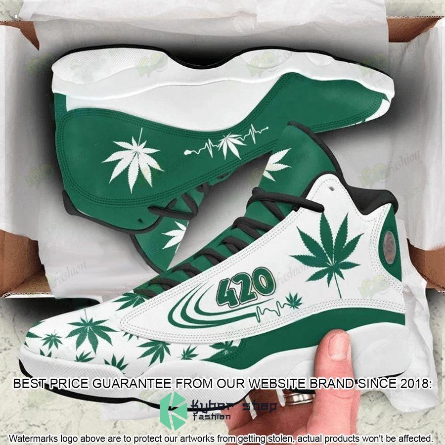 cannabis 420 air jordan 13 shoes 2 452