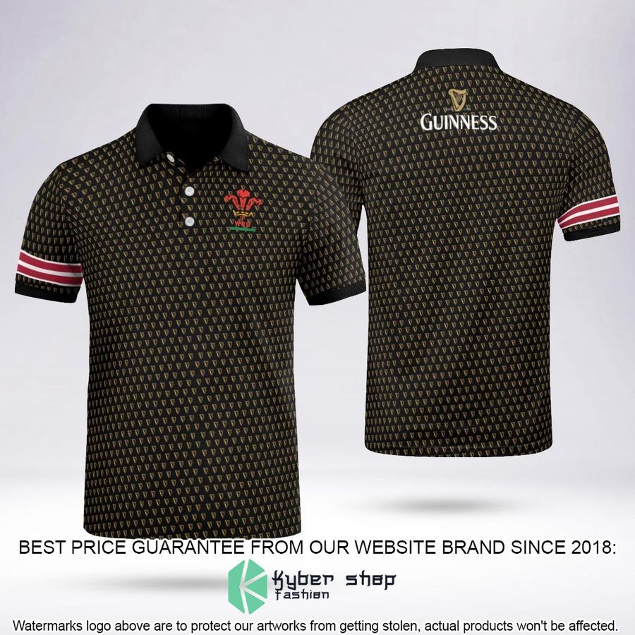 guinnes wales rugby team polo shirt 2 948