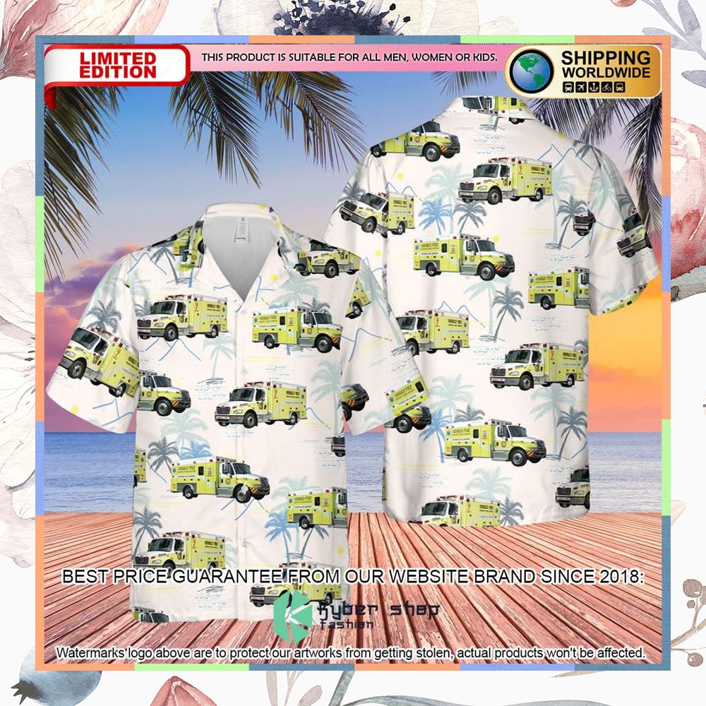 henrico county ems ambulance hawaiian shirt 1 350