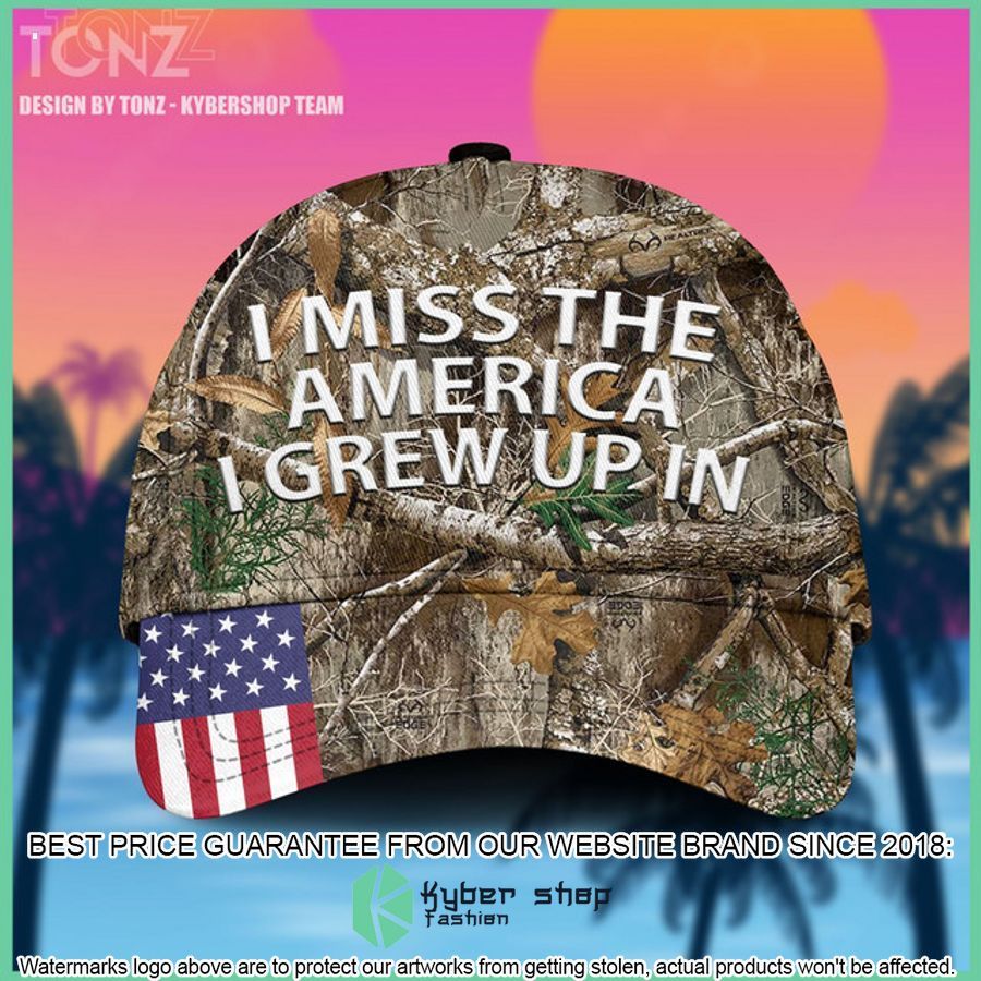 I Miss The America I Grew Up In US Flag Cap - LIMITED EDITION