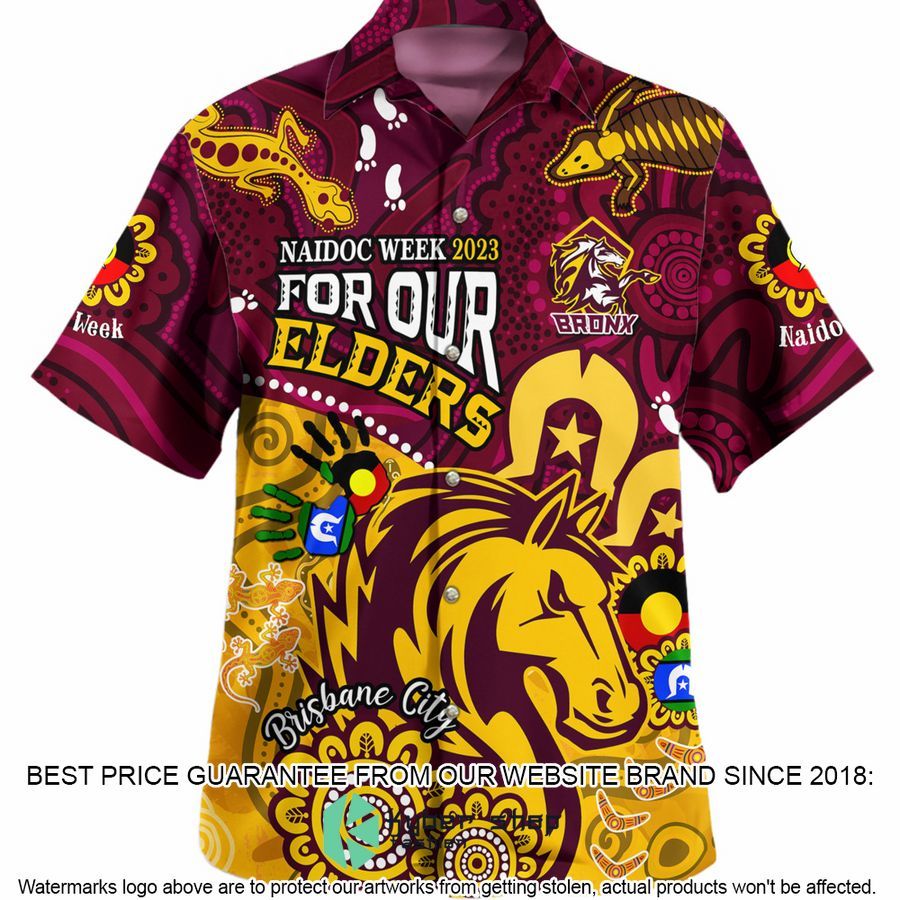 personalized brisbane broncos australia naidoc week hawaiian shirt 1 483
