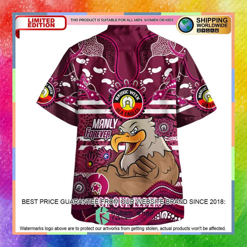 personalized manly warringah sea eagles australia naidoc week hawaiian shirt 2 330