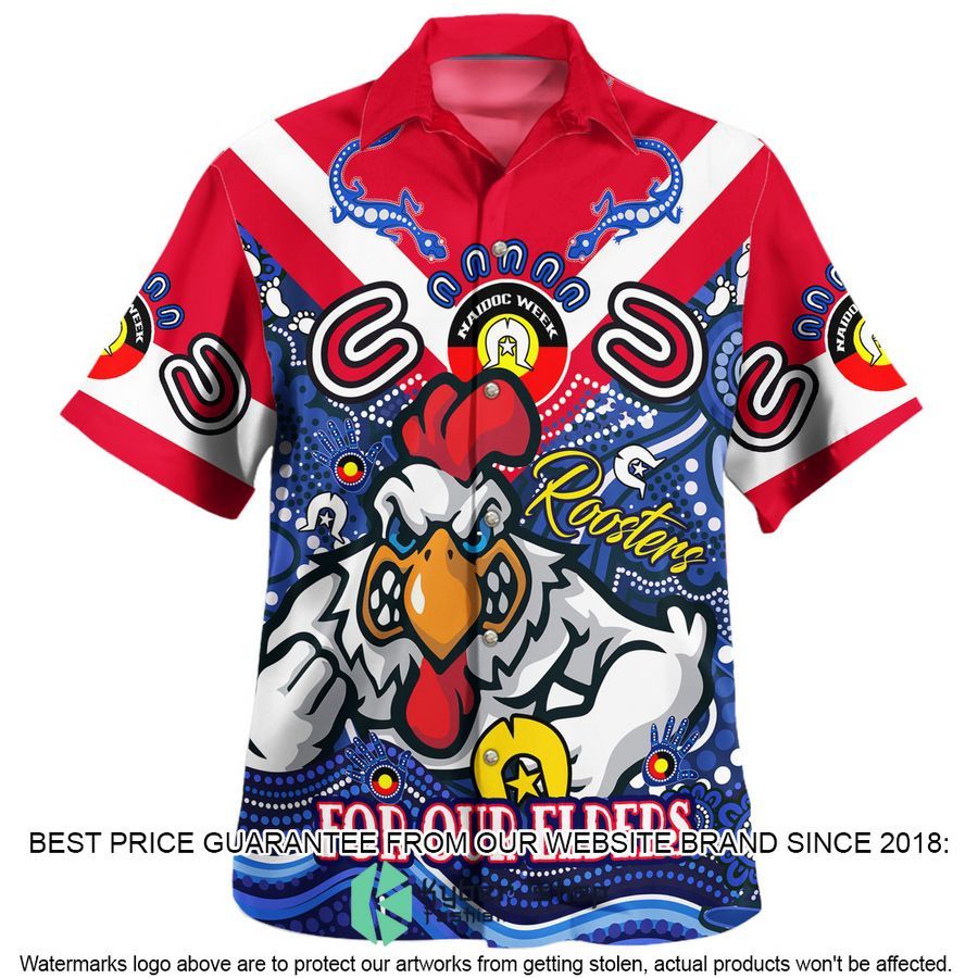 personalized sydney roosters australia naidoc week hawaiian shirt 1 464