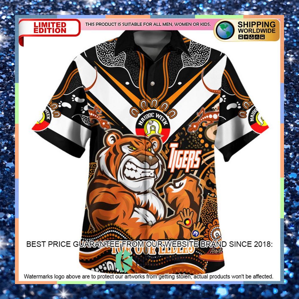 personalized wests tigers australia naidoc week hawaiian shirt 1 658