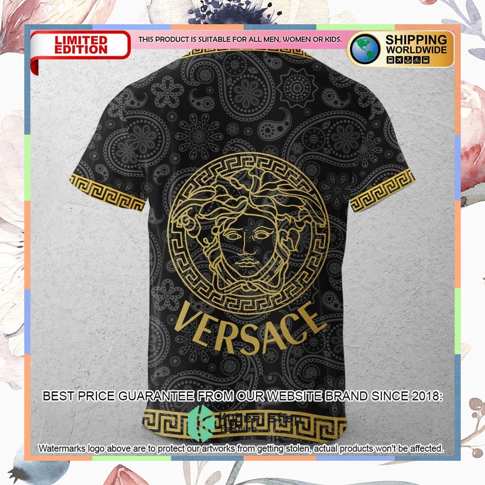 versace kings are born in april paisley t shirt 2 444