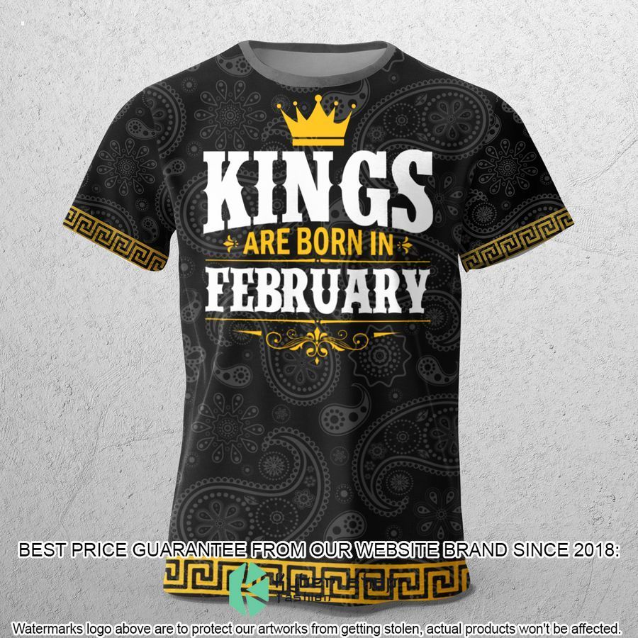 versace kings are born in february paisley t shirt 1 82