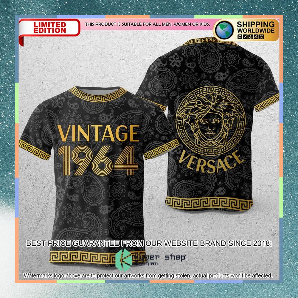 versace vintage 1964 paisley t shirt 1 976