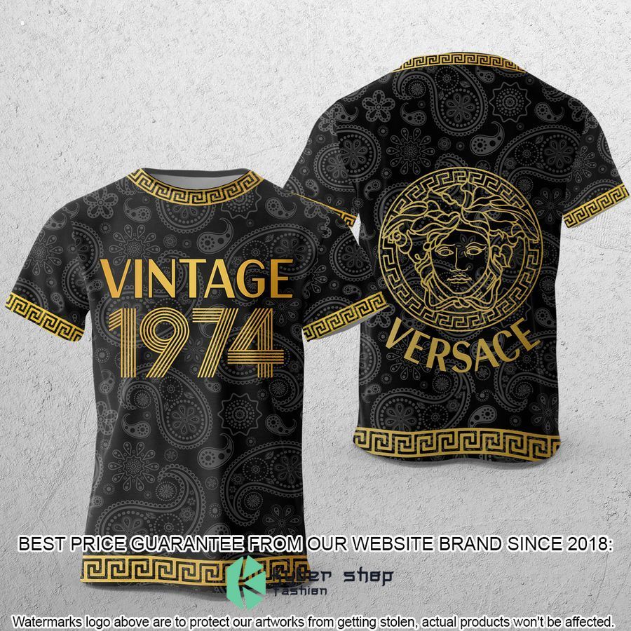 Versace Vintage 1974 Paisley T-shirt - LIMITED EDITION