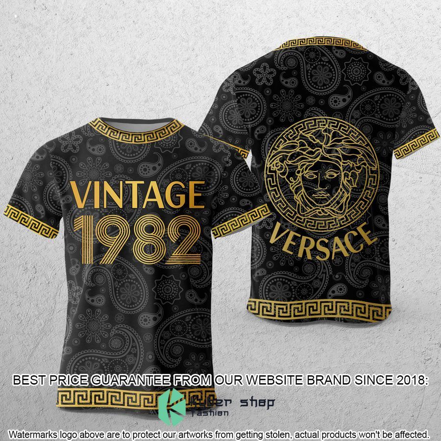 versace vintage 1982 paisley t shirt 1 962