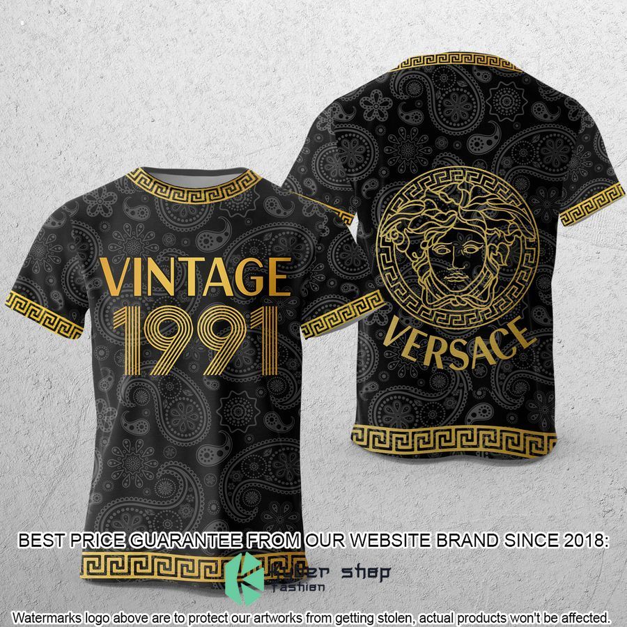 versace vintage 1991 paisley t shirt 1 949