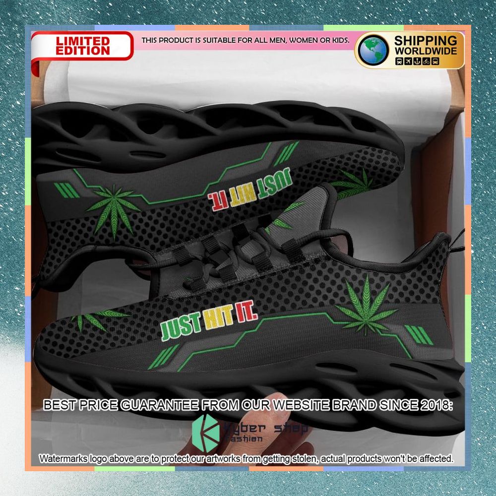 weed just hit it cannabis max soul shoes 1 942