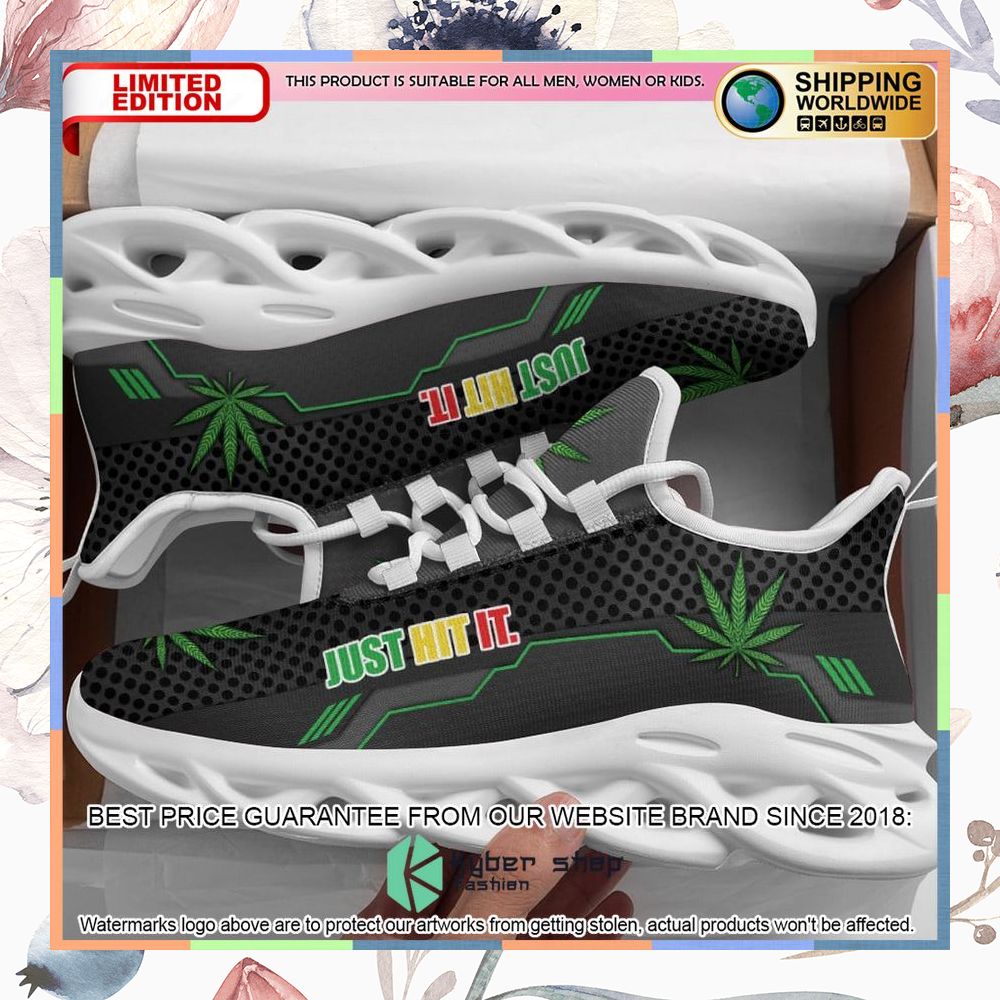 weed just hit it cannabis max soul shoes 2 888