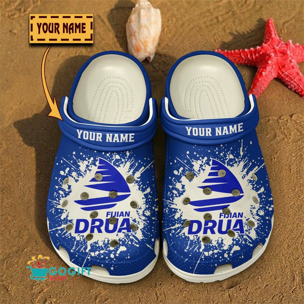 Fijian Drua Super Rugby CUSTOM Crocs Crocband Shoes - LIMITED EDITION